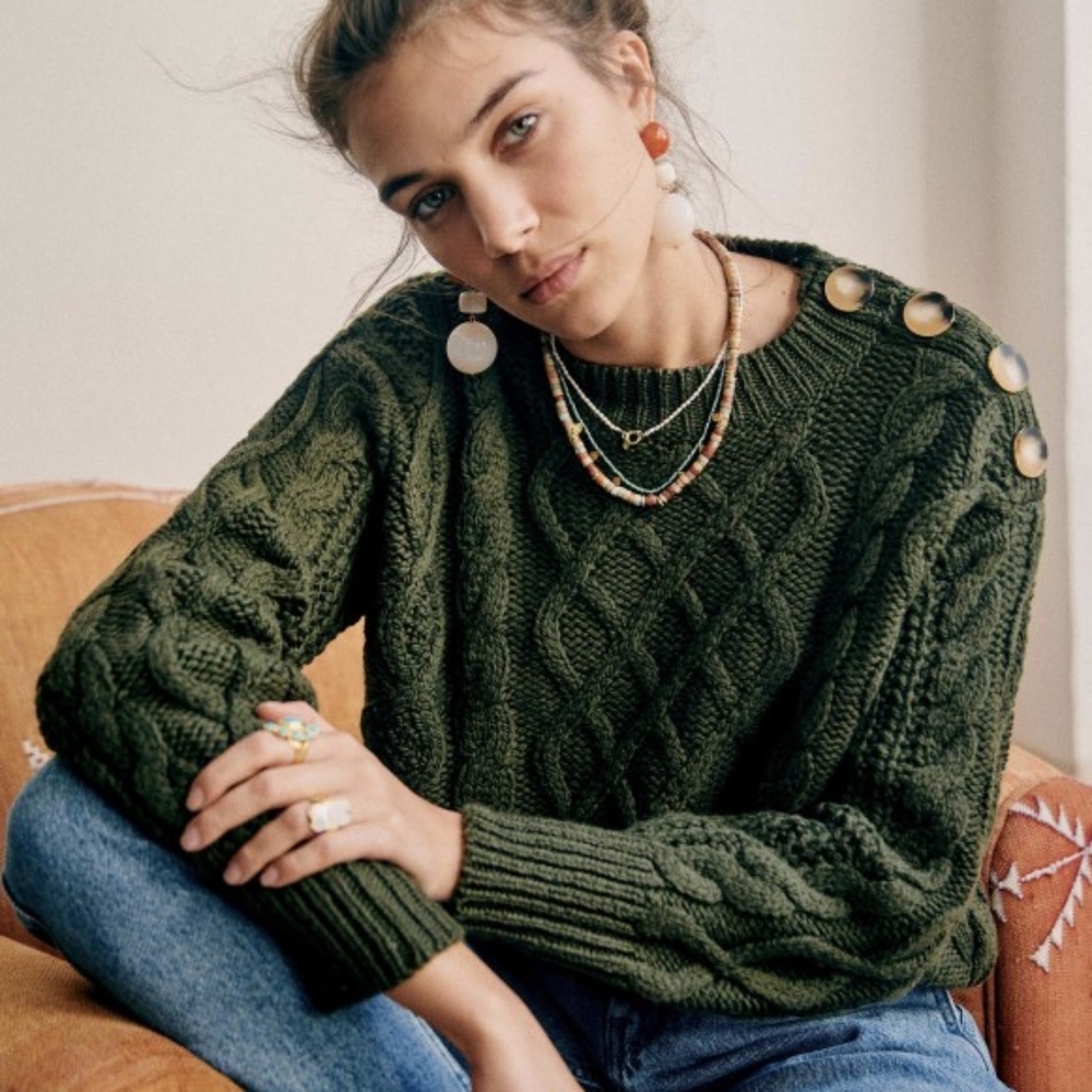 Sezane James merino wool jumper